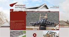 Desktop Screenshot of northeastgutterpro.com